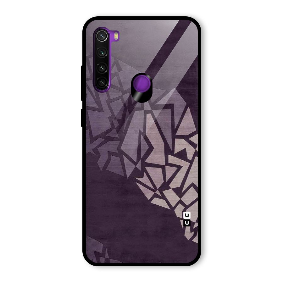 Fine Abstract Glass Back Case for Redmi Note 8