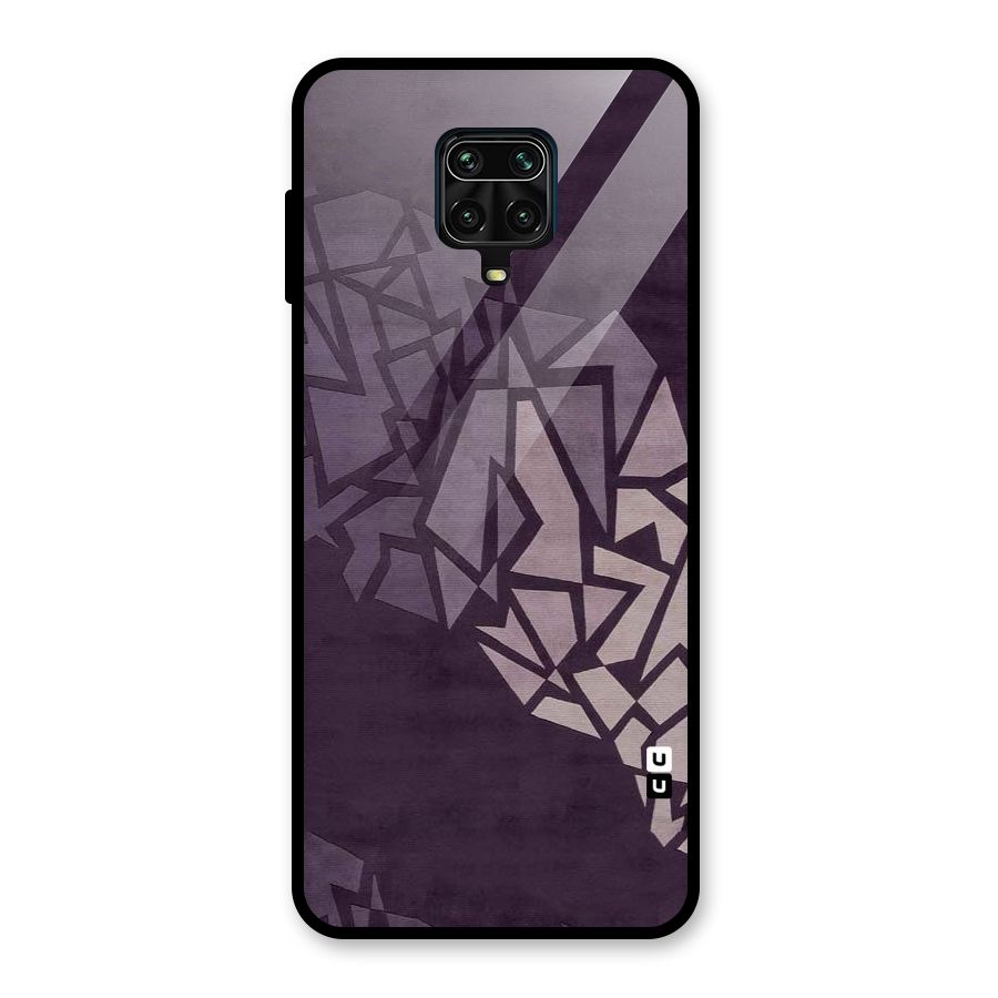 Fine Abstract Glass Back Case for Redmi Note 9 Pro