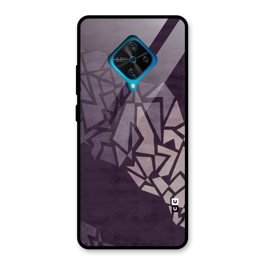 Fine Abstract Glass Back Case for Vivo S1 Pro