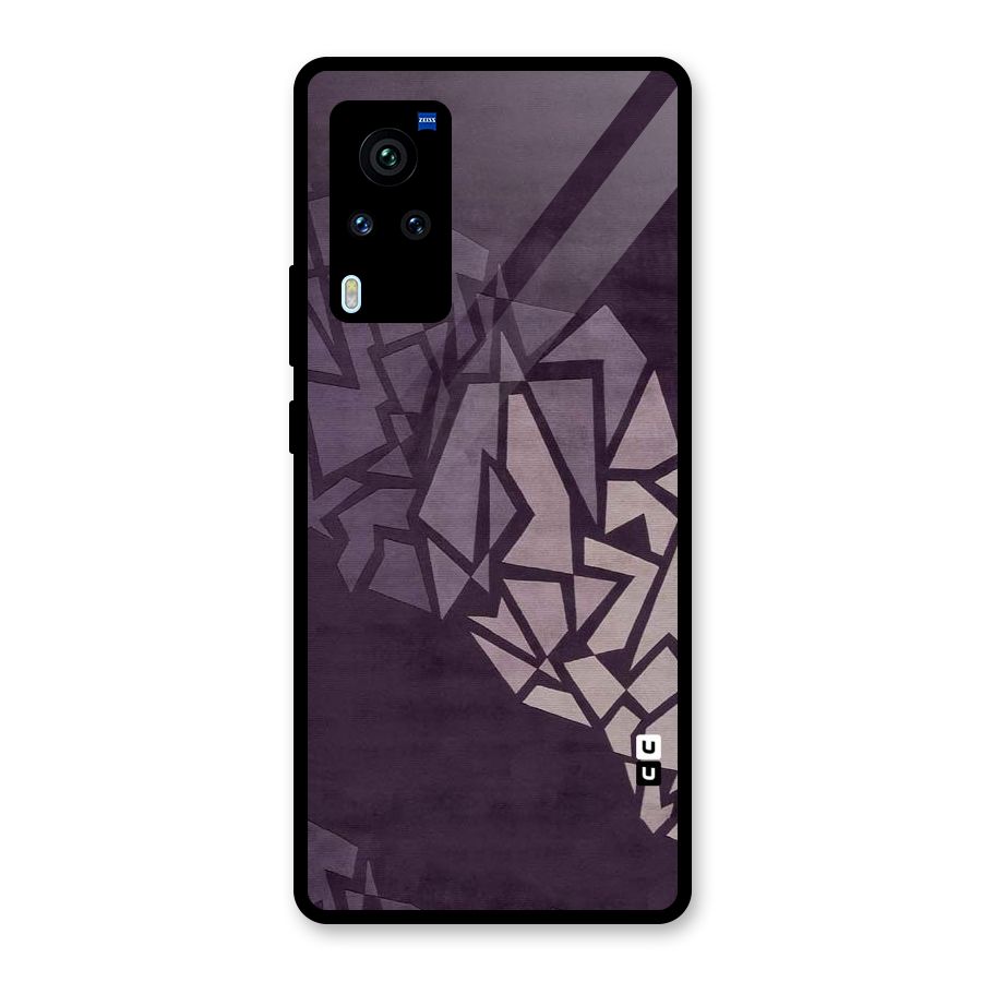 Fine Abstract Glass Back Case for Vivo X60 Pro