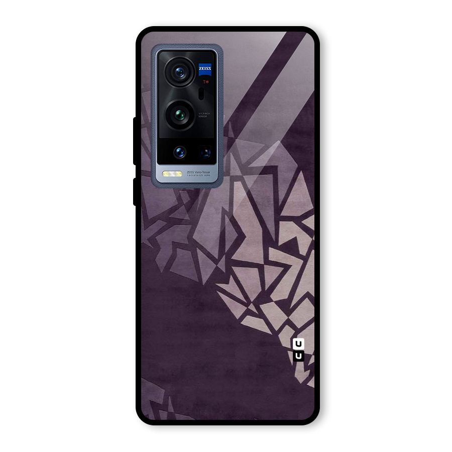 Fine Abstract Glass Back Case for Vivo X60 Pro Plus