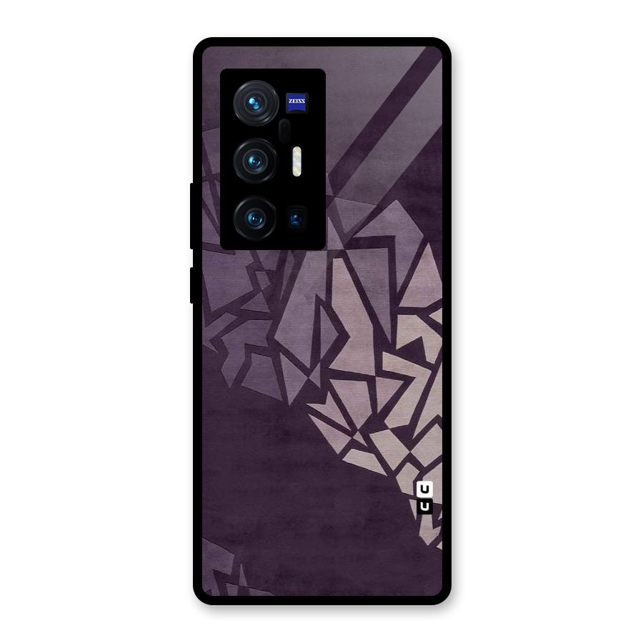Fine Abstract Glass Back Case for Vivo X70 Pro Plus