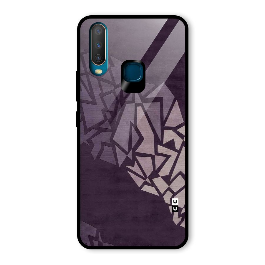Fine Abstract Glass Back Case for Vivo Y15