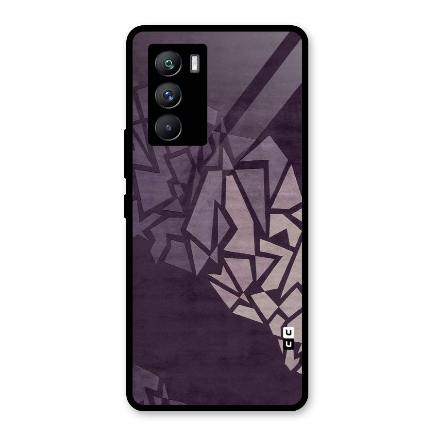 Fine Abstract Glass Back Case for Vivo iQOO 9 SE