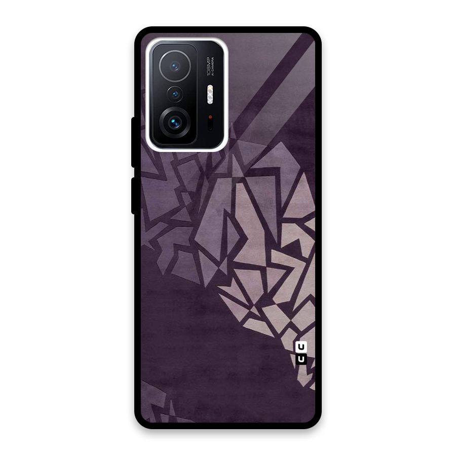 Fine Abstract Glass Back Case for Xiaomi 11T Pro