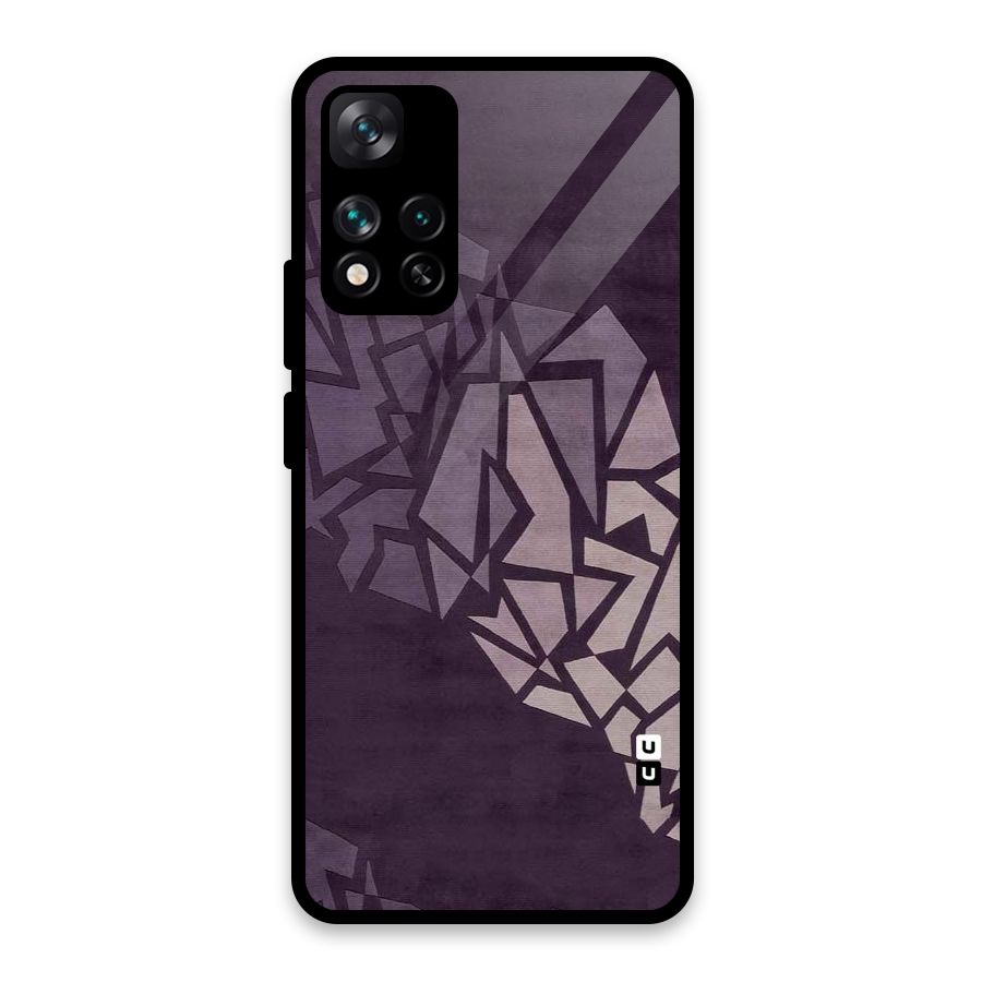 Fine Abstract Glass Back Case for Xiaomi 11i HyperCharge 5G
