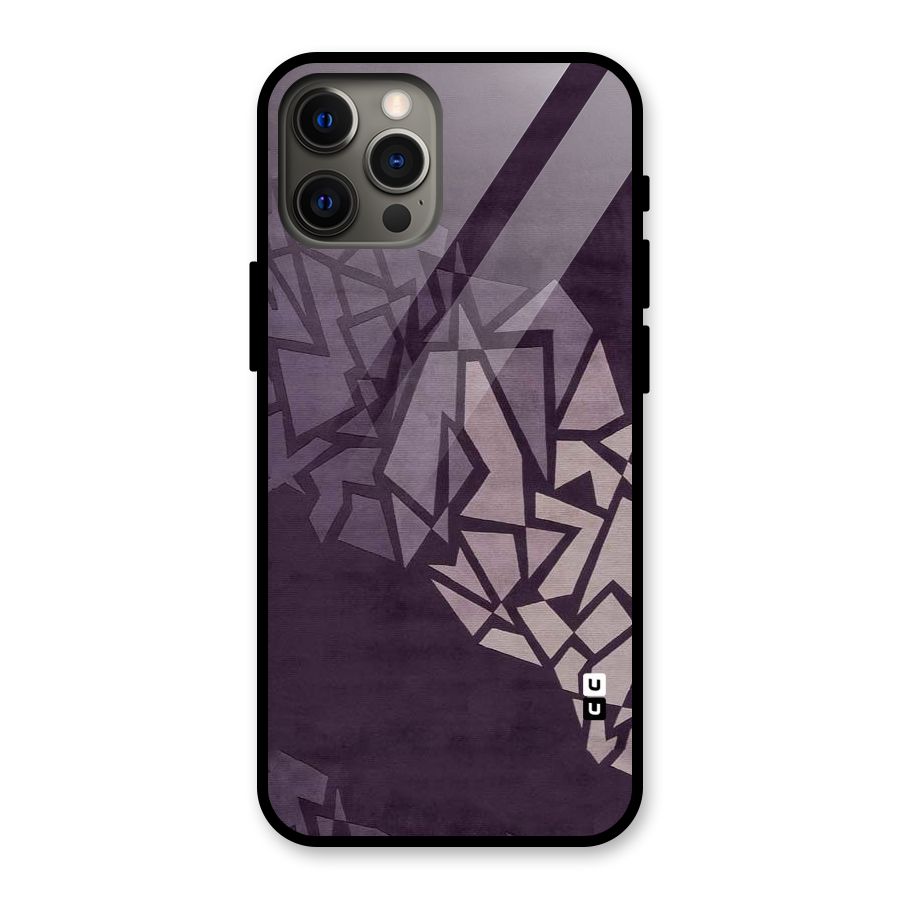 Fine Abstract Glass Back Case for iPhone 12 Pro Max
