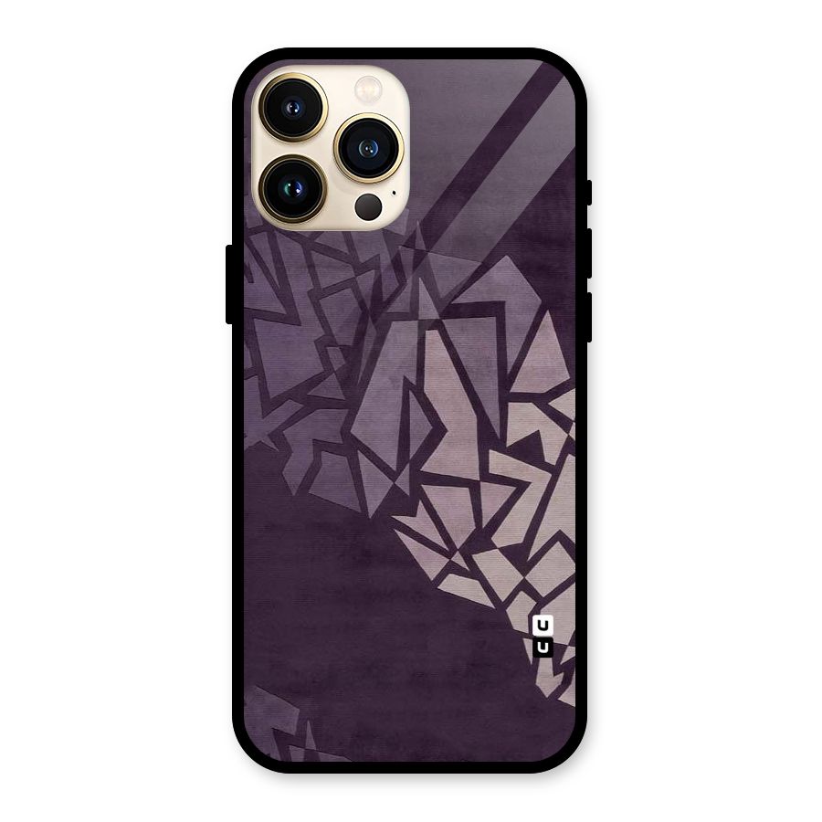 Fine Abstract Glass Back Case for iPhone 13 Pro Max