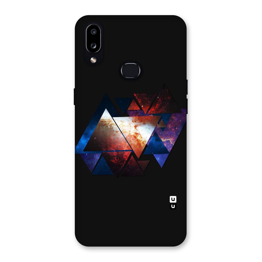 Fire Galaxy Triangles Back Case for Galaxy A10s