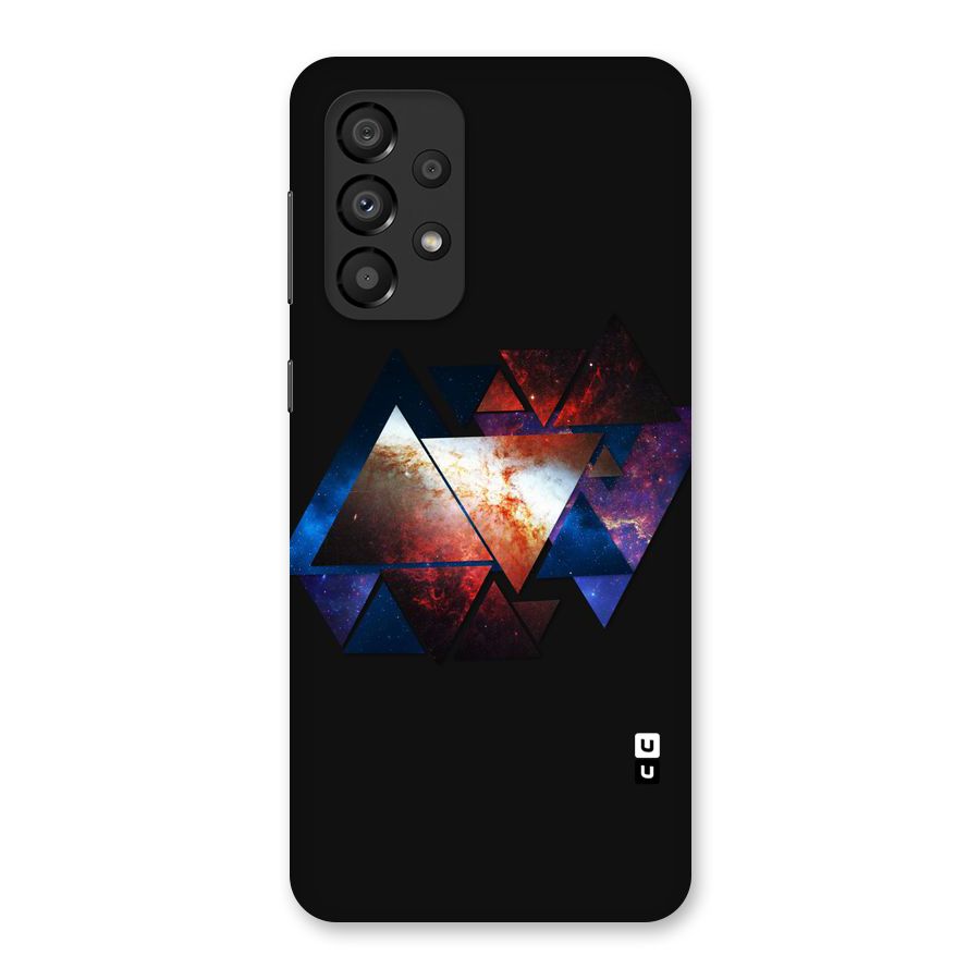 Fire Galaxy Triangles Back Case for Galaxy A33 5G