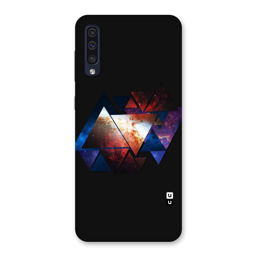 Fire Galaxy Triangles Back Case for Galaxy A50s