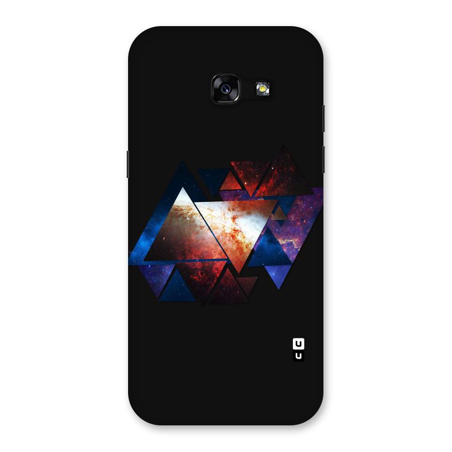 Fire Galaxy Triangles Back Case for Galaxy A5 2017