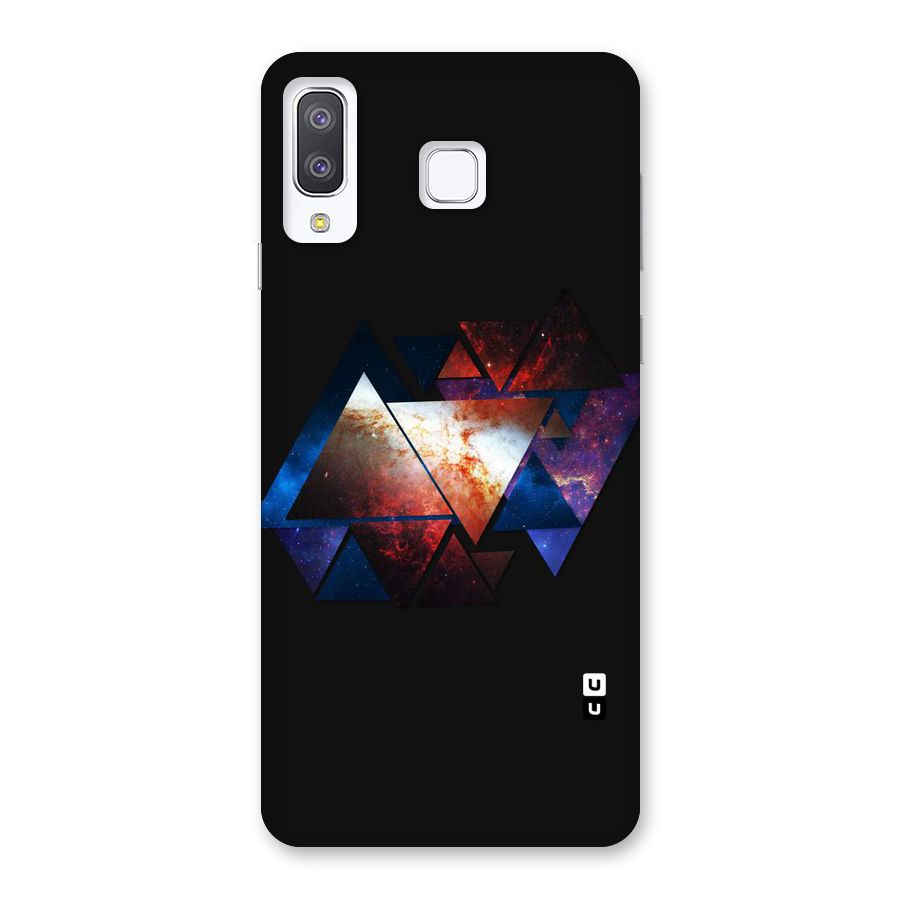 Fire Galaxy Triangles Back Case for Galaxy A8 Star