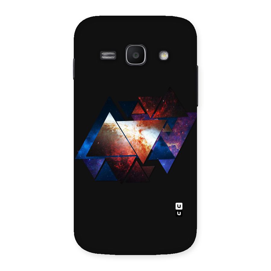 Fire Galaxy Triangles Back Case for Galaxy Ace 3