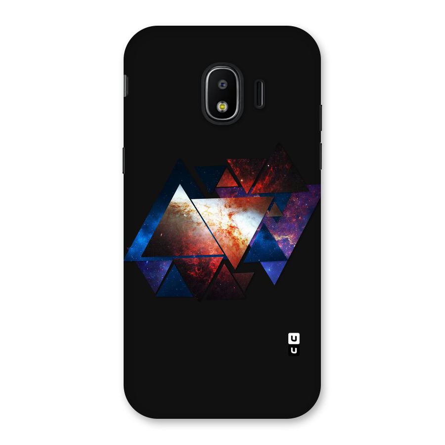 Fire Galaxy Triangles Back Case for Galaxy J2 Pro 2018