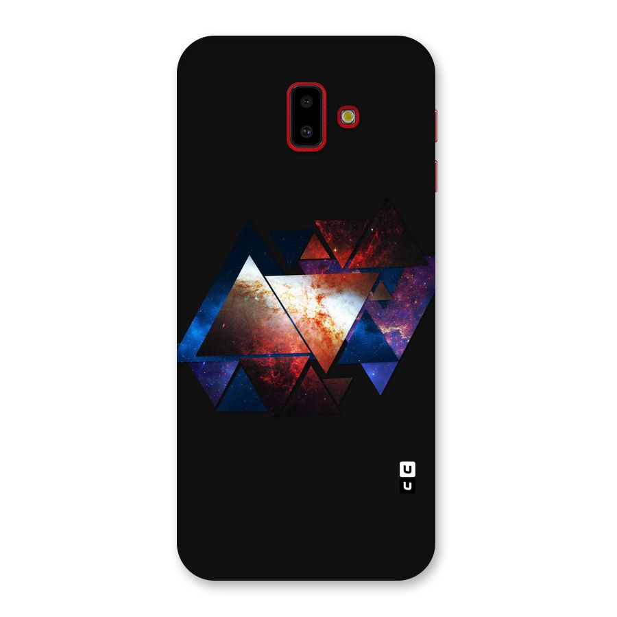 Fire Galaxy Triangles Back Case for Galaxy J6 Plus