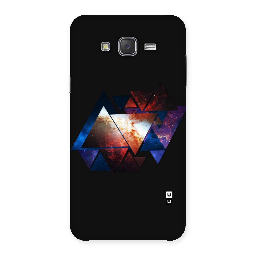 Fire Galaxy Triangles Back Case for Galaxy J7