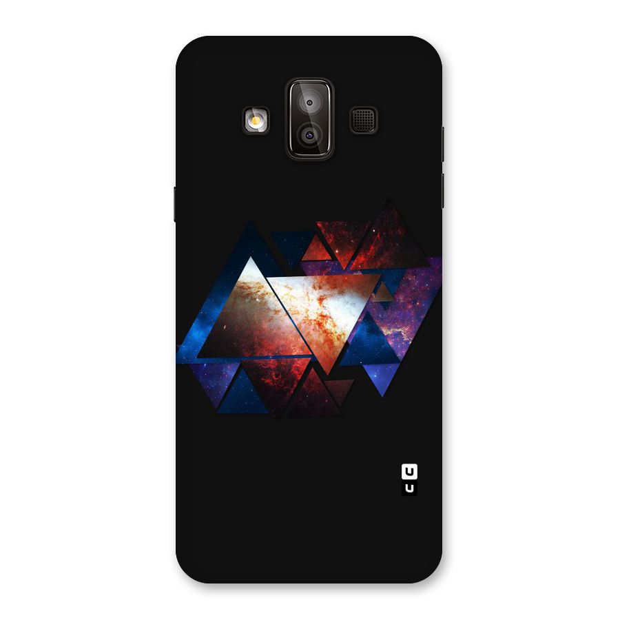 Fire Galaxy Triangles Back Case for Galaxy J7 Duo