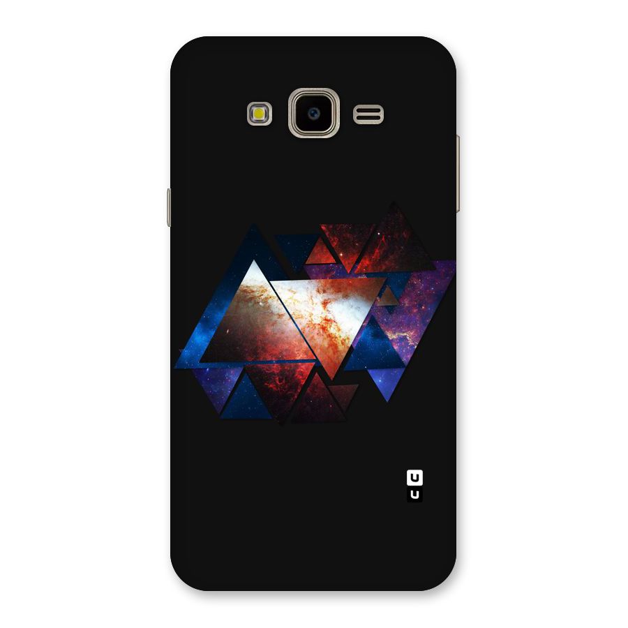 Fire Galaxy Triangles Back Case for Galaxy J7 Nxt