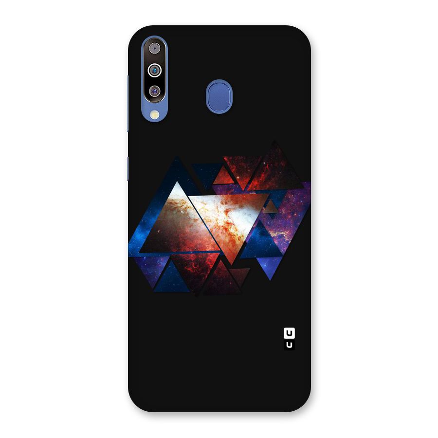 Fire Galaxy Triangles Back Case for Galaxy M30