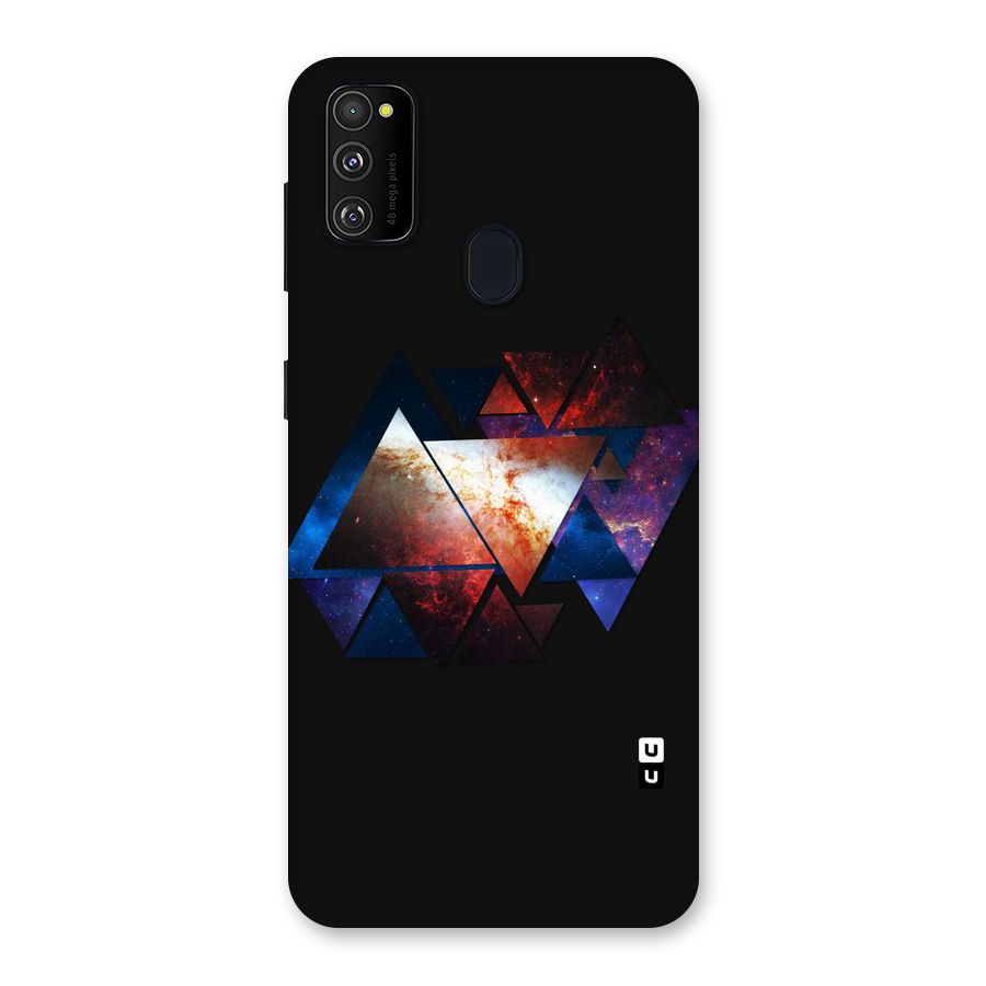 Fire Galaxy Triangles Back Case for Galaxy M30s