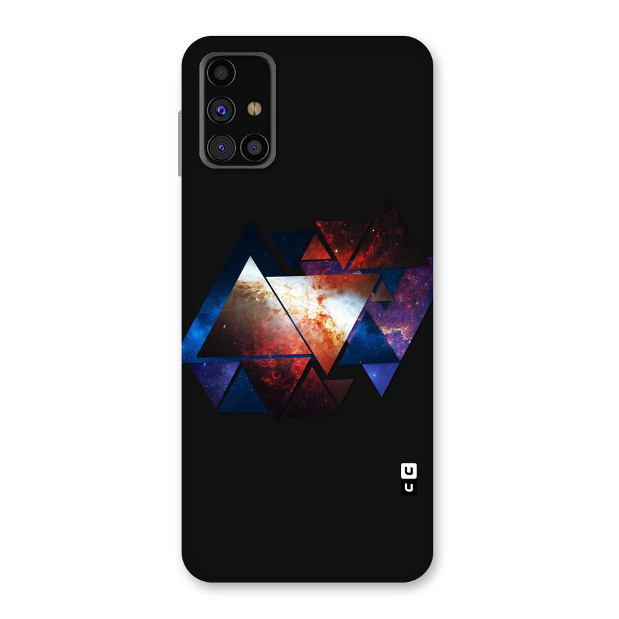 Fire Galaxy Triangles Back Case for Galaxy M31s