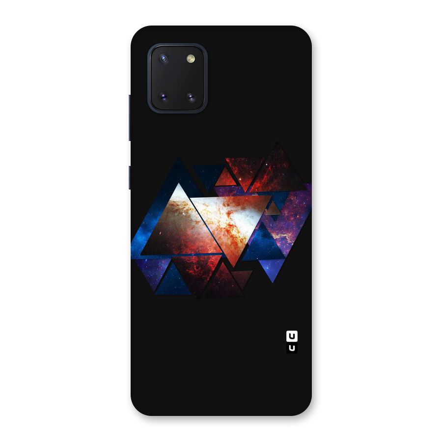 Fire Galaxy Triangles Back Case for Galaxy Note 10 Lite