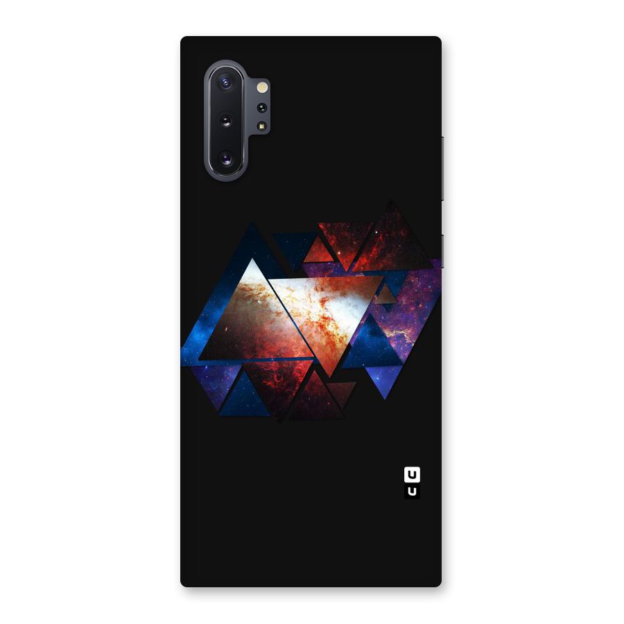 Fire Galaxy Triangles Back Case for Galaxy Note 10 Plus