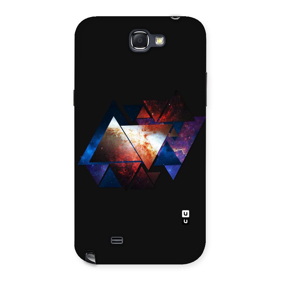Fire Galaxy Triangles Back Case for Galaxy Note 2