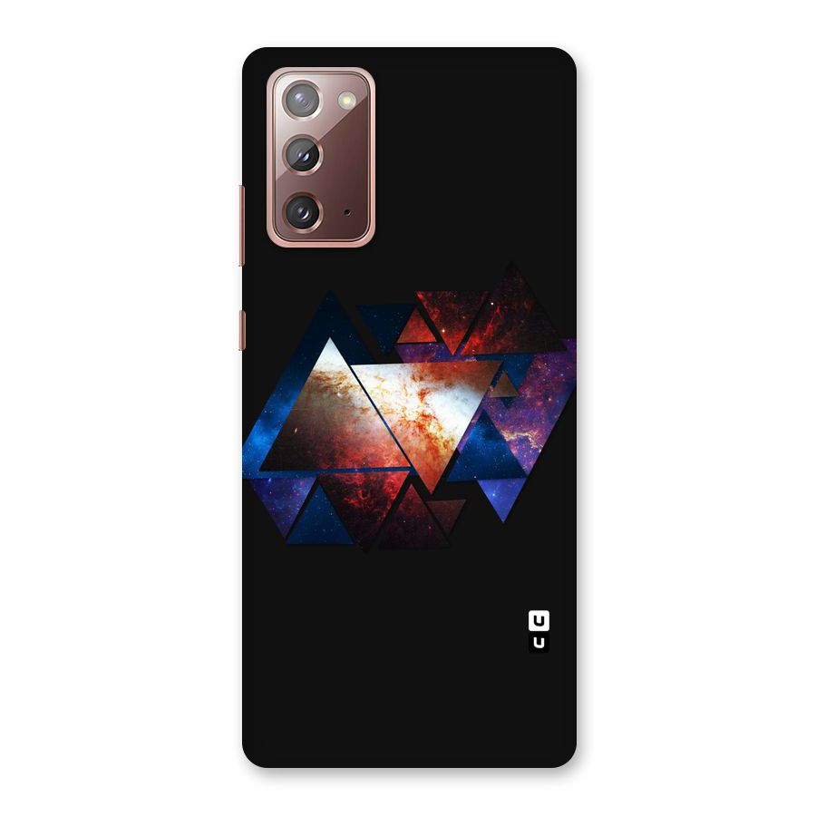 Fire Galaxy Triangles Back Case for Galaxy Note 20