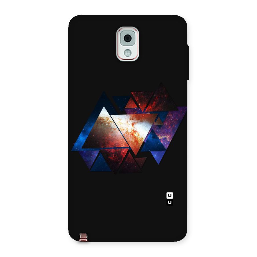 Fire Galaxy Triangles Back Case for Galaxy Note 3