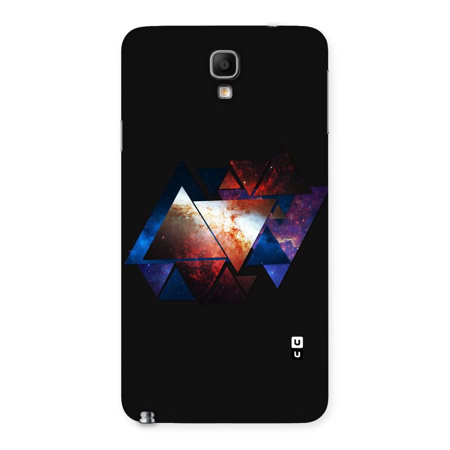 Fire Galaxy Triangles Back Case for Galaxy Note 3 Neo