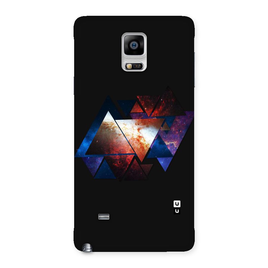 Fire Galaxy Triangles Back Case for Galaxy Note 4
