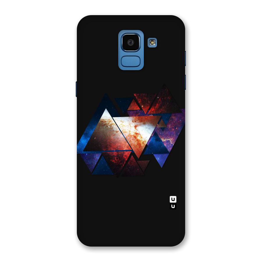 Fire Galaxy Triangles Back Case for Galaxy On6