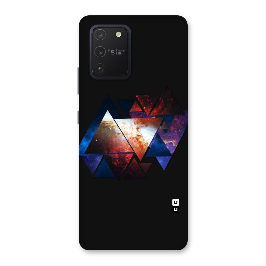 Fire Galaxy Triangles Back Case for Galaxy S10 Lite
