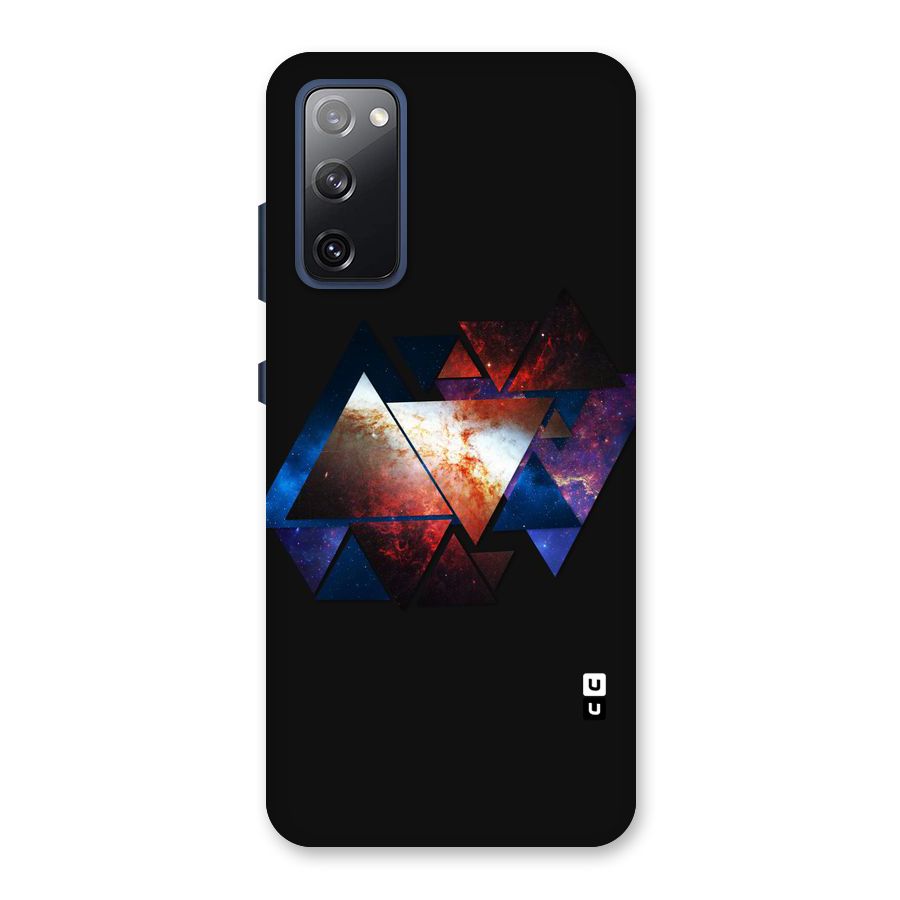 Fire Galaxy Triangles Back Case for Galaxy S20 FE