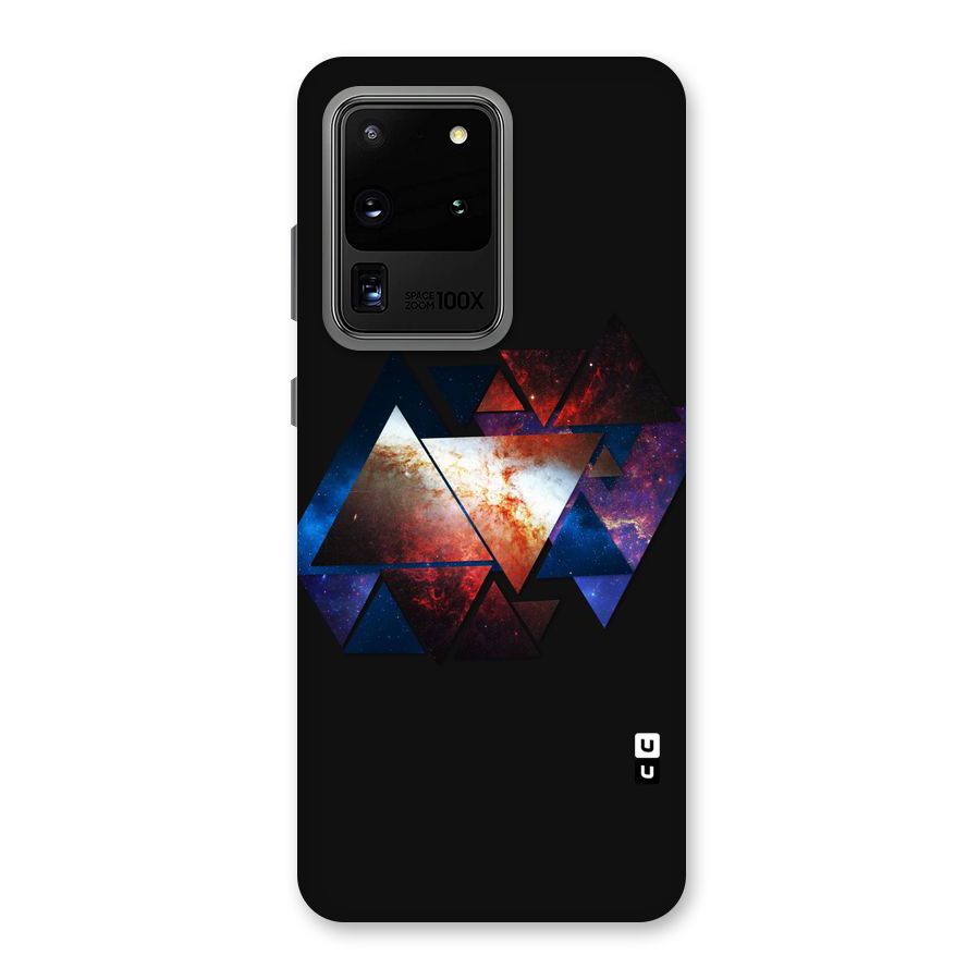 Fire Galaxy Triangles Back Case for Galaxy S20 Ultra