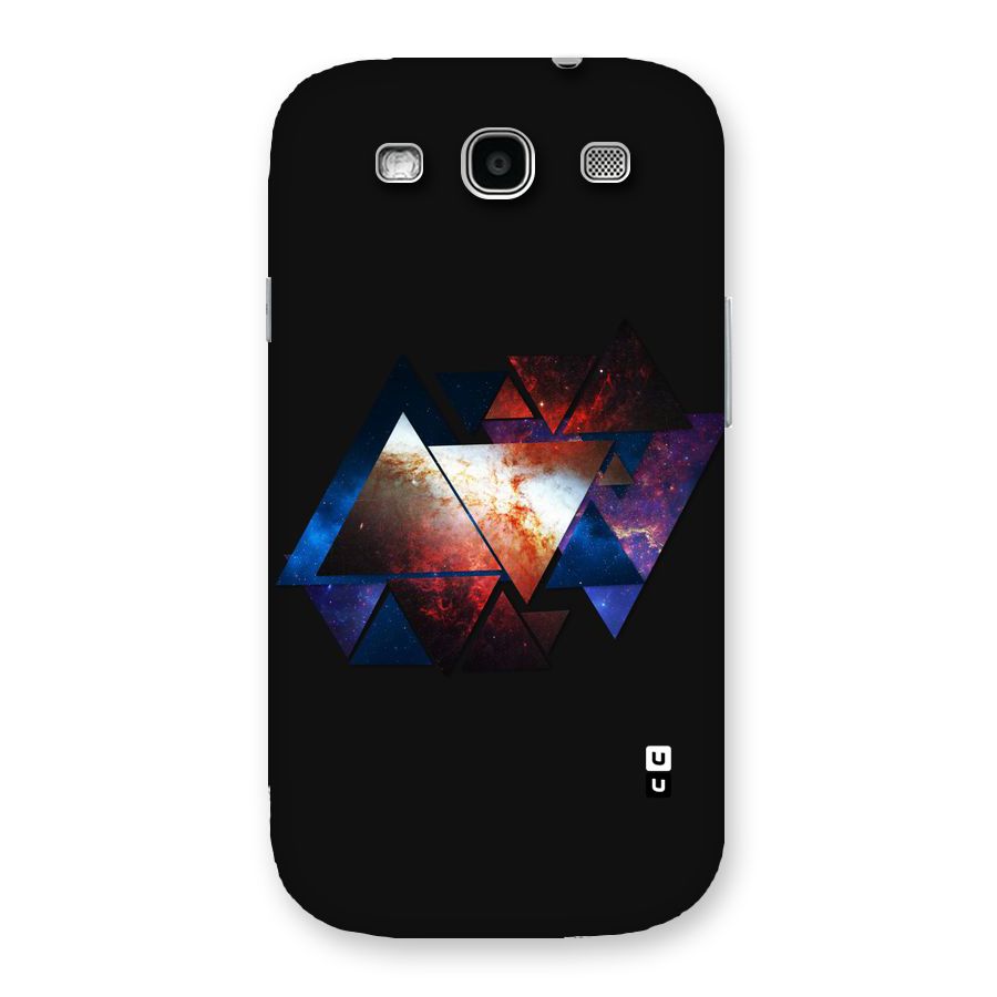 Fire Galaxy Triangles Back Case for Galaxy S3