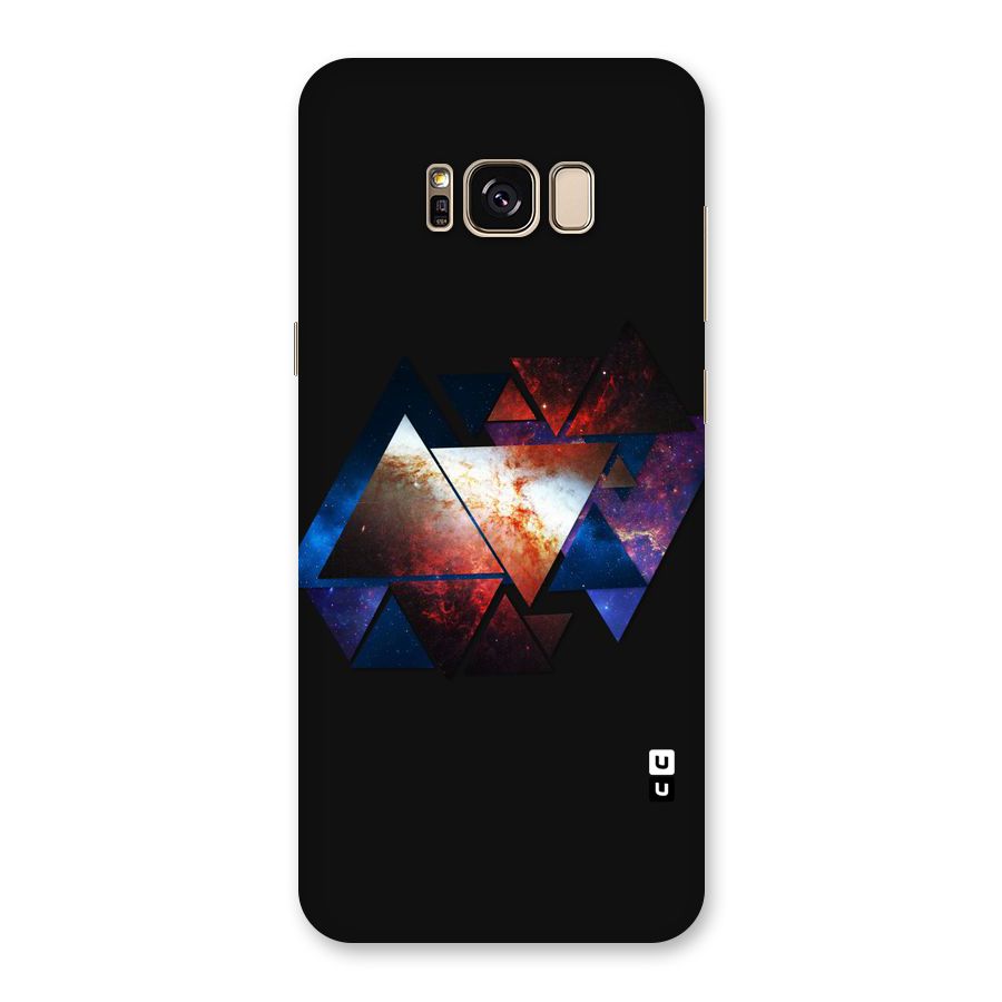 Fire Galaxy Triangles Back Case for Galaxy S8 Plus