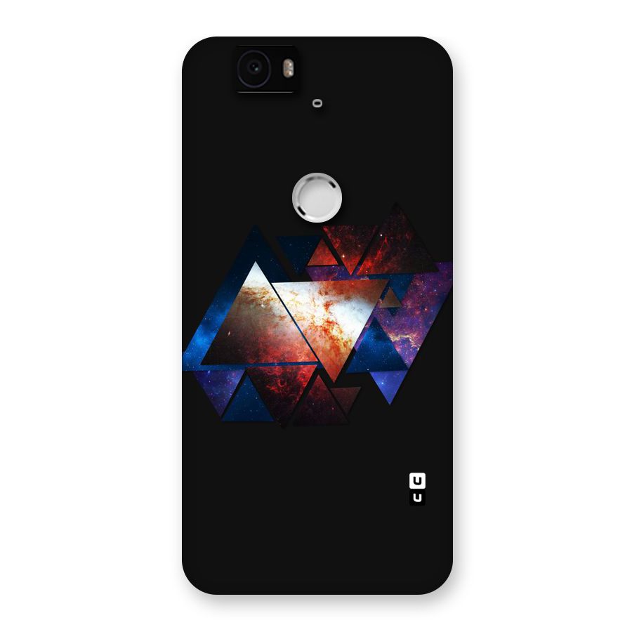 Fire Galaxy Triangles Back Case for Google Nexus-6P