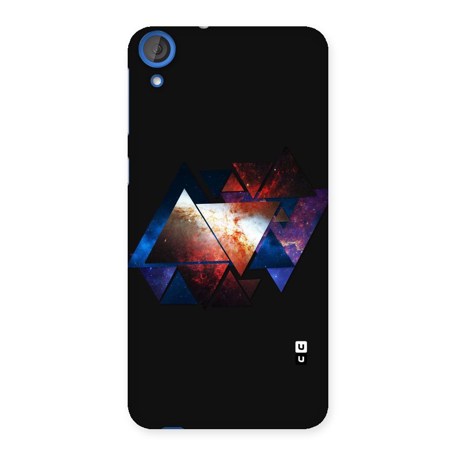 Fire Galaxy Triangles Back Case for HTC Desire 820s
