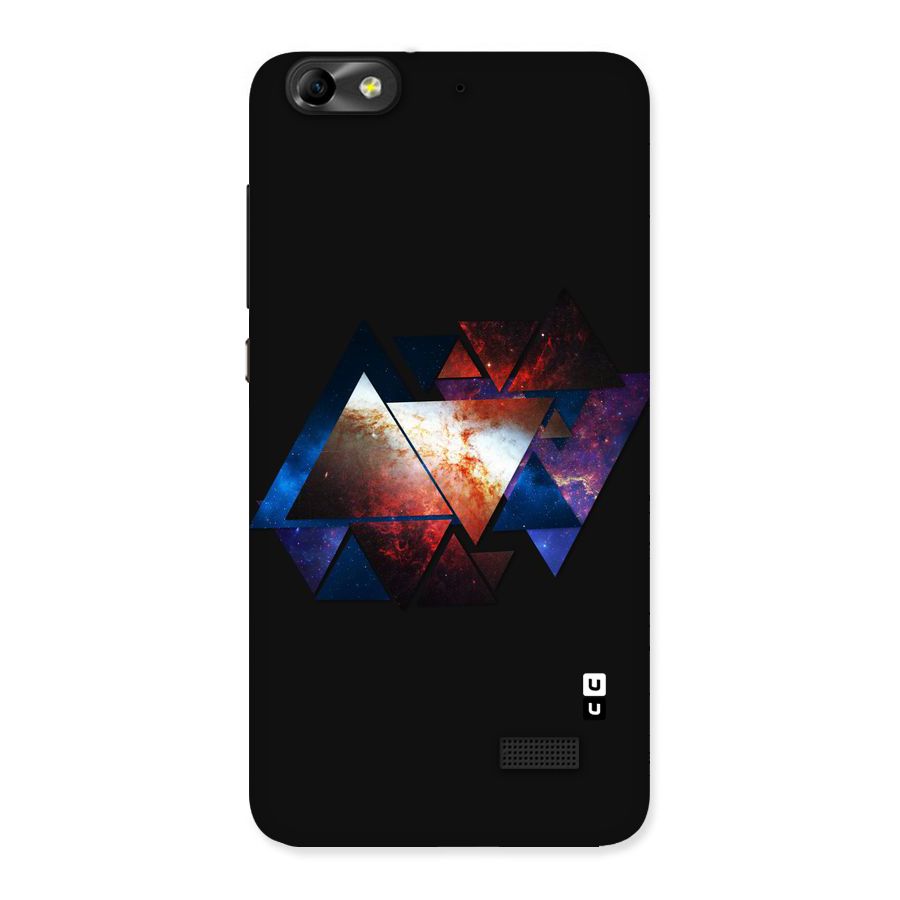 Fire Galaxy Triangles Back Case for Honor 4C
