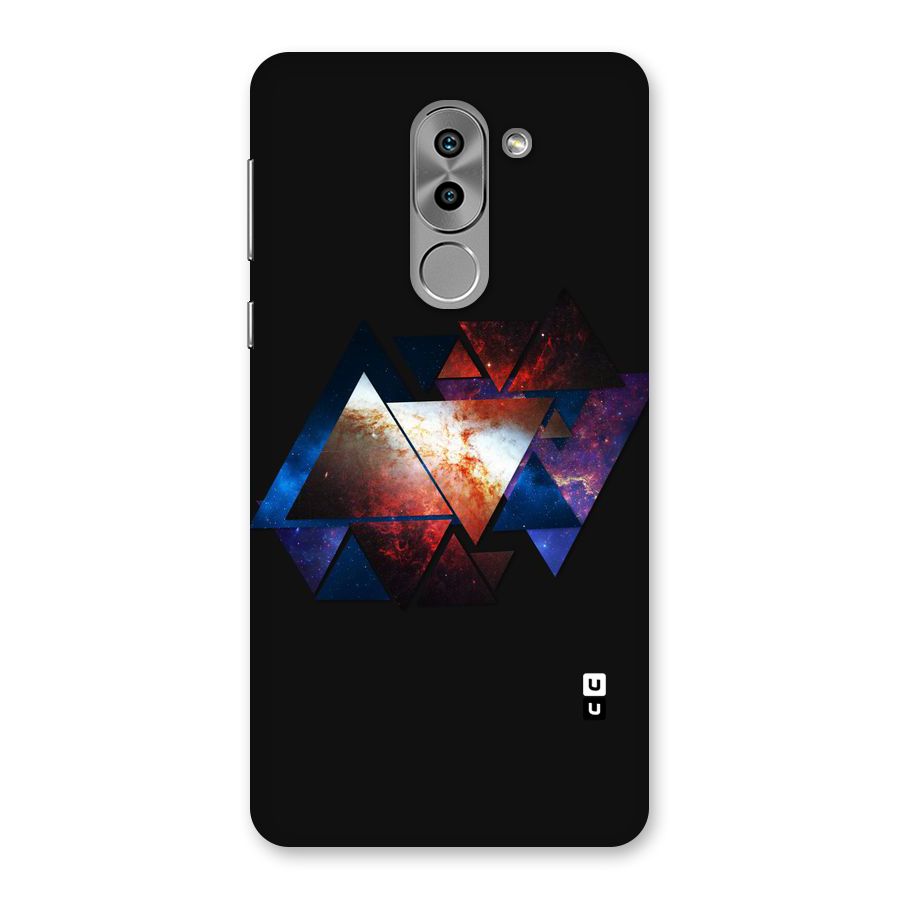 Fire Galaxy Triangles Back Case for Honor 6X