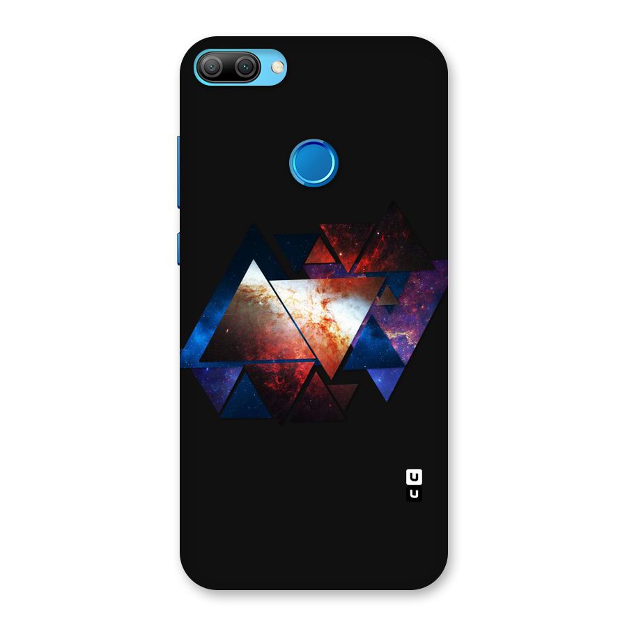 Fire Galaxy Triangles Back Case for Honor 9N
