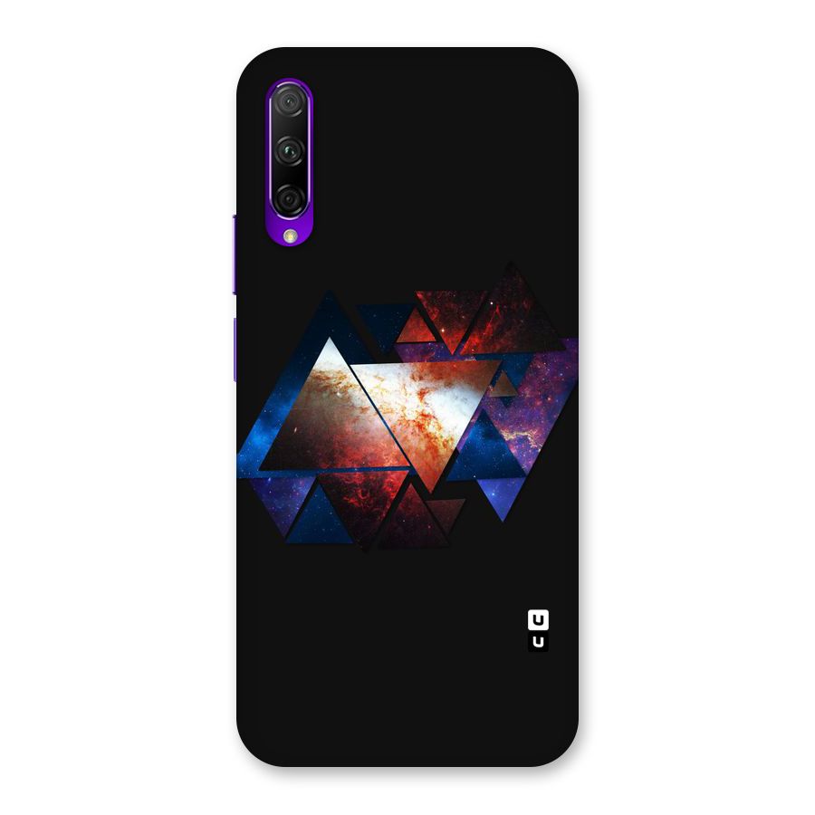 Fire Galaxy Triangles Back Case for Honor 9X Pro