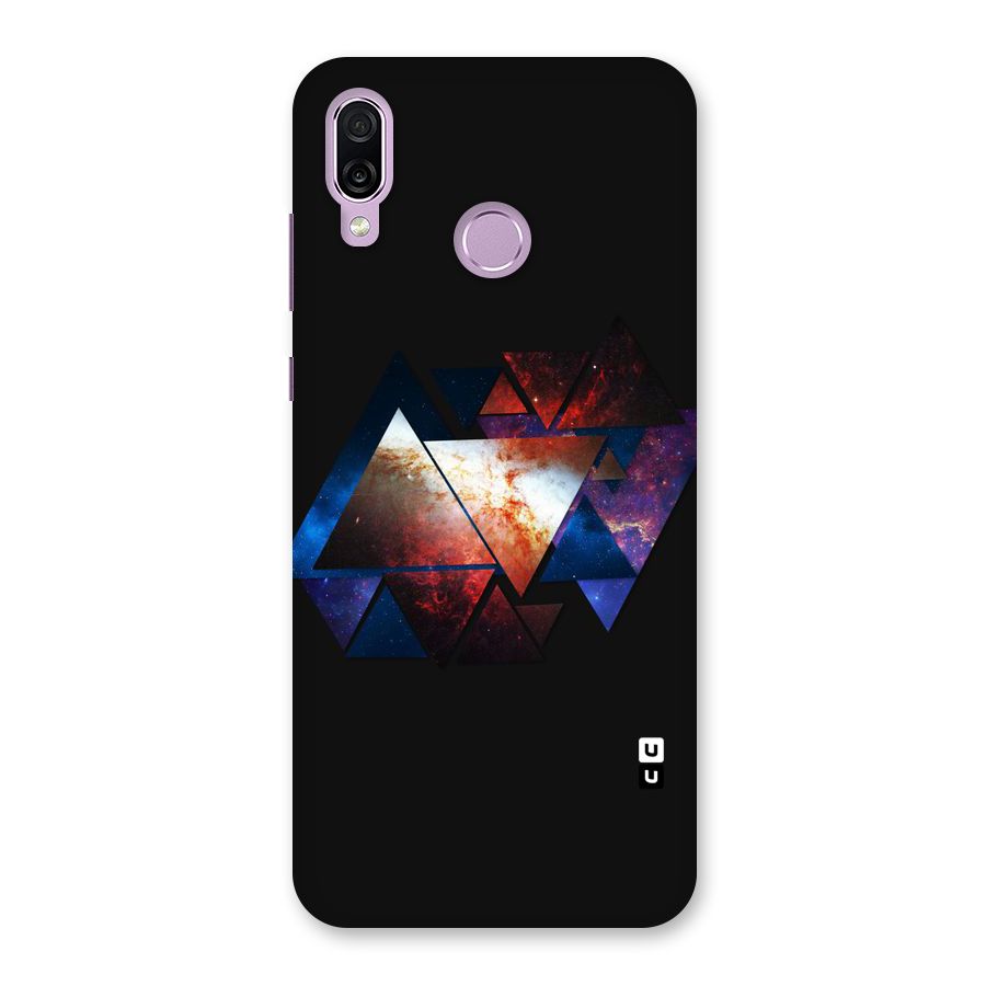 Fire Galaxy Triangles Back Case for Honor Play