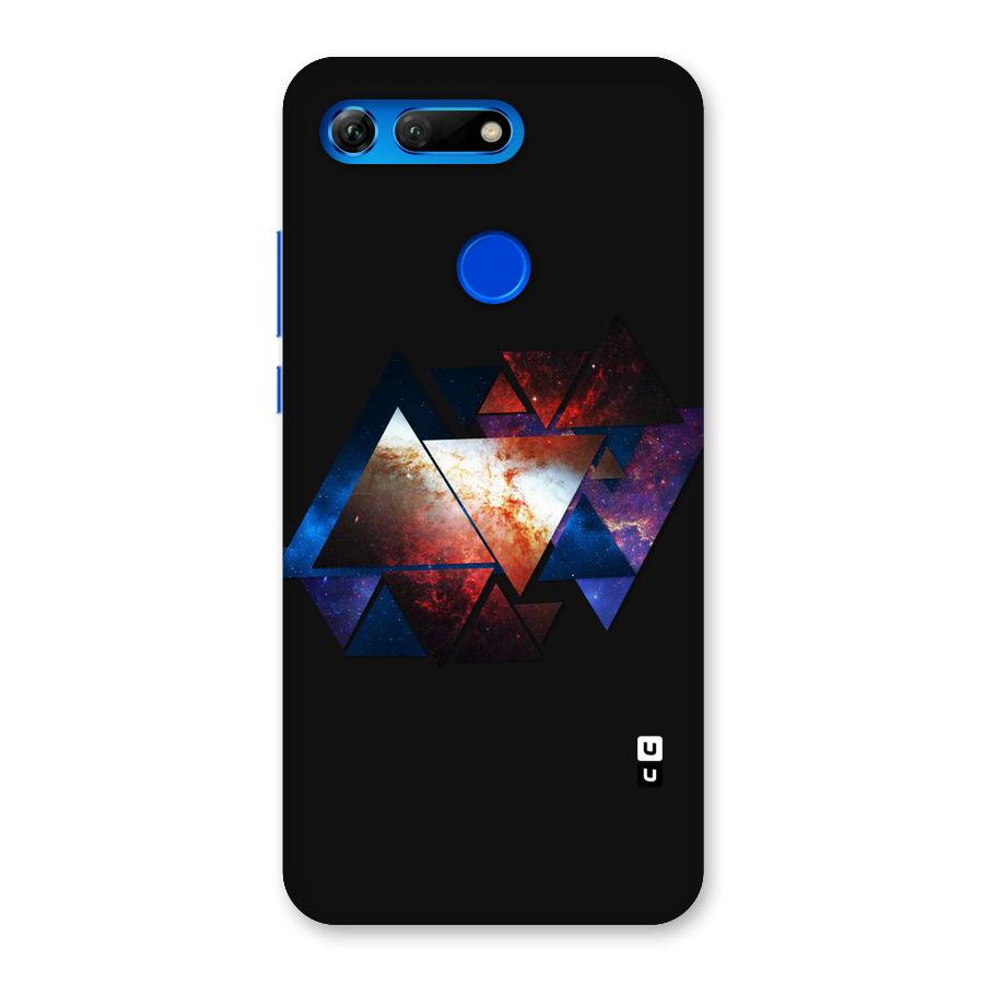 Fire Galaxy Triangles Back Case for Honor View 20