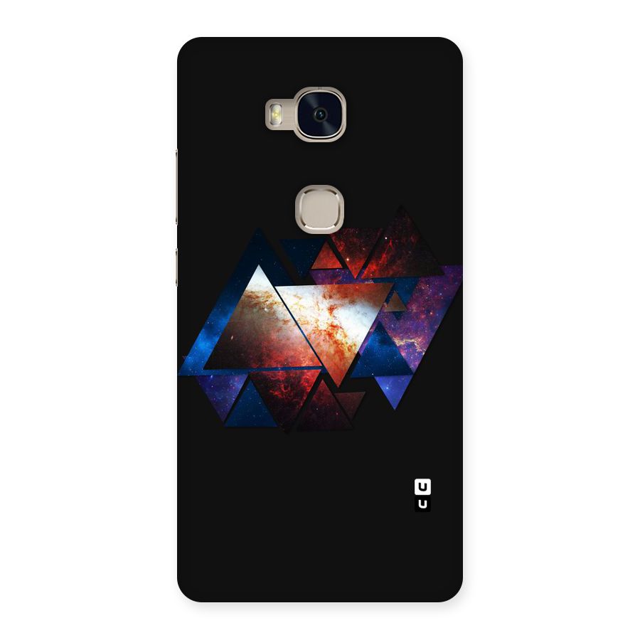 Fire Galaxy Triangles Back Case for Huawei Honor 5X