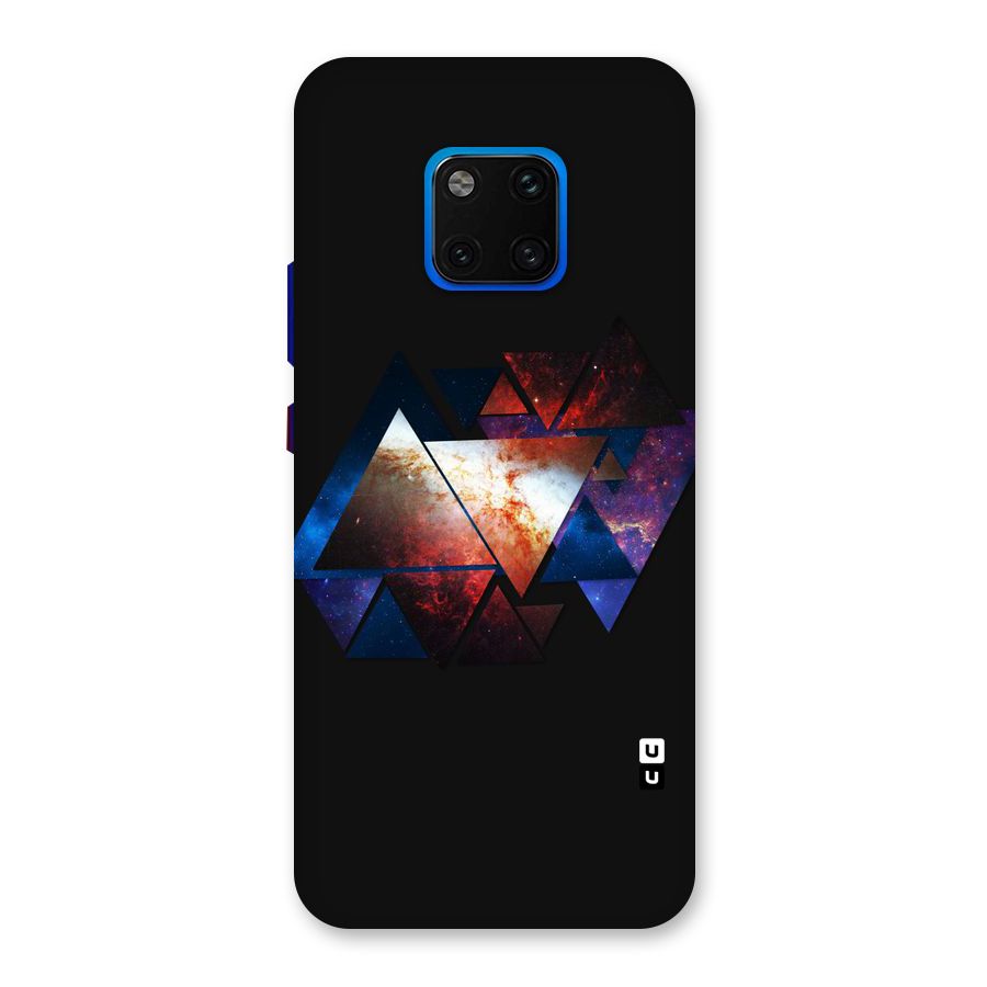 Fire Galaxy Triangles Back Case for Huawei Mate 20 Pro