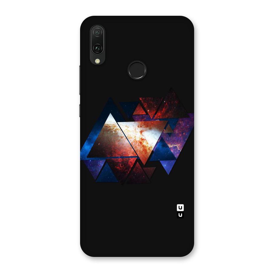 Fire Galaxy Triangles Back Case for Huawei Y9 (2019)